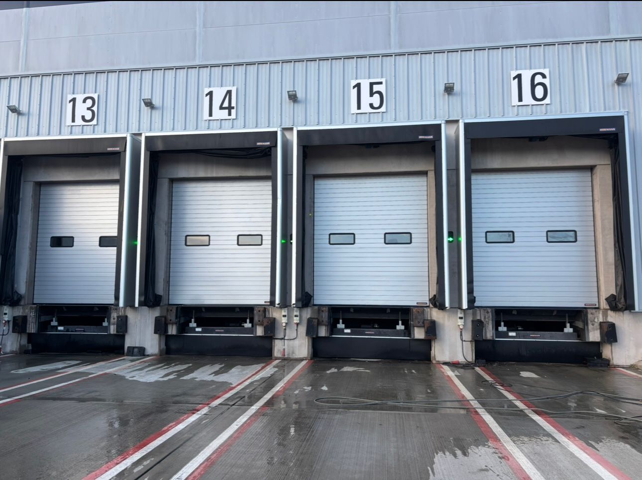 Industrial Warehouse Loading Bays